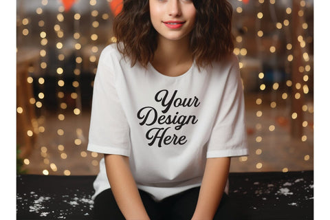 Happy New Year Mockups, New Year Mockup, Happy New Year Girl Mockups SVG sublimationhouse29 