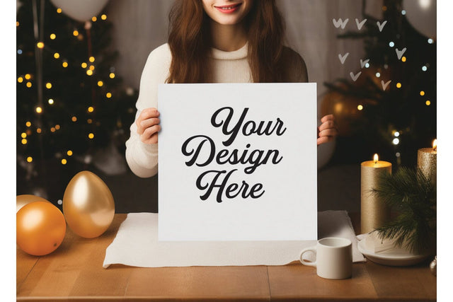 Happy New Year Mockups, New Year Mockup, Happy New Year Girl Mockups SVG sublimationhouse29 