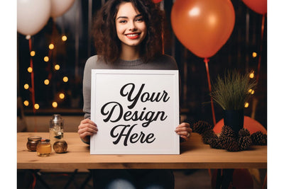 Happy New Year Mockups, New Year Mockup, Happy New Year Girl Mockups SVG sublimationhouse29 