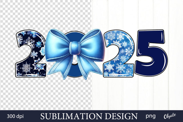 Happy New Year PNG, 2025 Tshirt Sublimation Sublimation Olga Terlyanskaya 