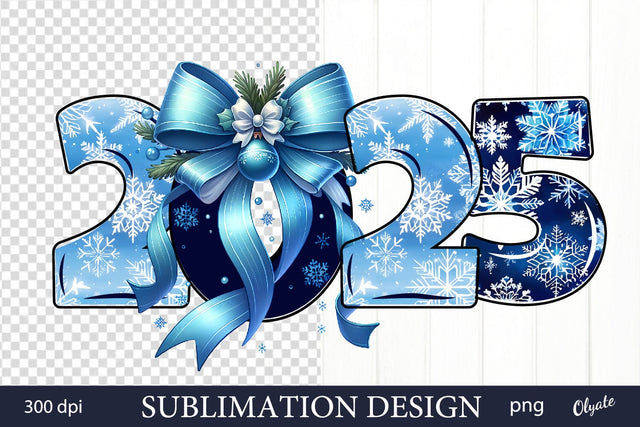 Happy New Year PNG, 2025 Tshirt Sublimation Sublimation Olga Terlyanskaya 