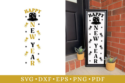 Happy New Year Porch Sign SVG SVG CraftLabSVG 