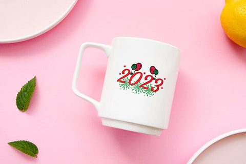 Happy New Year Silhouette SVG Bundle DesignNew Year Design SVG jacpot007 