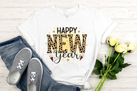 Happy New Year Sublimation Design Sublimation CraftLabSVG 