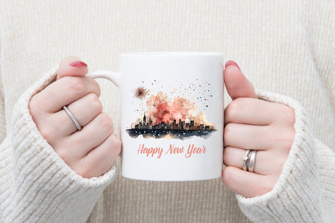 Happy New Year Sublimation Design Sublimation CraftLabSVG 