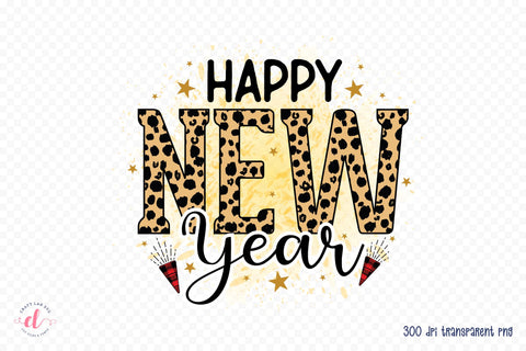 Happy New Year Sublimation Design Sublimation CraftLabSVG 