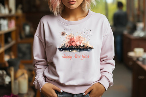 Happy New Year Sublimation Design Sublimation CraftLabSVG 