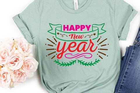 happy new year SVG Angelina750 