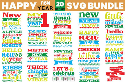 happy new year SVG Angelina750 