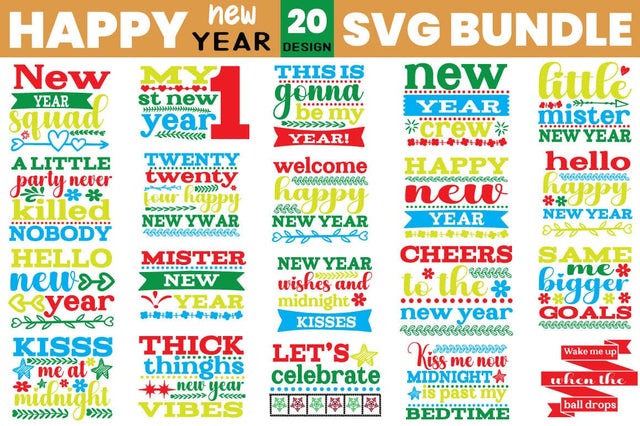 happy new year SVG Angelina750 