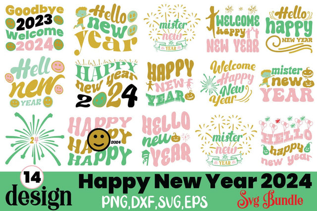 Happy New Year SVG Angelina750 
