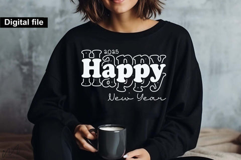 Happy New Year svg Bundle, New year t shirt svg, Funny New year cut files, New year gift shirt, New Years Party, Cosy Season svg SVG Isabella Machell 