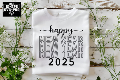 Happy New Year Svg Bundle SVG CraftlabSvg55 