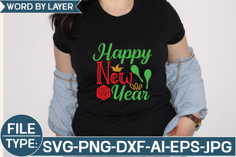Happy New Year SVG Cut File SVG Studio Innate 