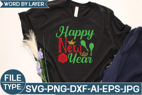 Happy New Year SVG Cut File SVG Studio Innate 