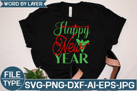 Happy New Year SVG Cut File SVG Studio Innate 