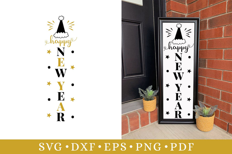 Happy New Year SVG Design SVG CraftLabSVG 