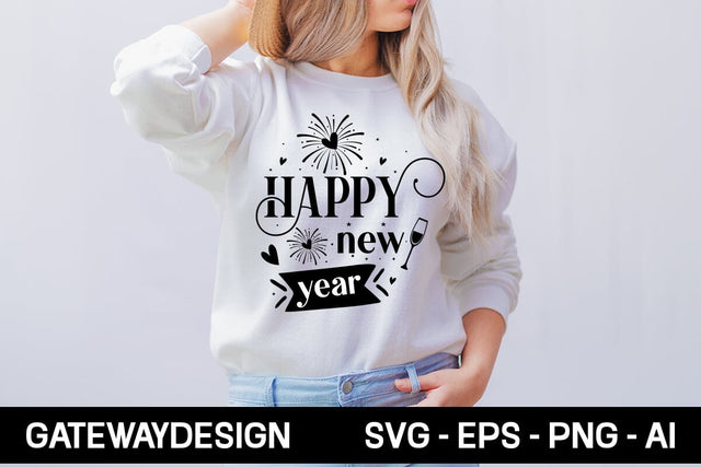 Happy New Year svg design SVG designmaster24 