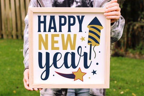 Happy new year svg design SVG Regulrcrative 