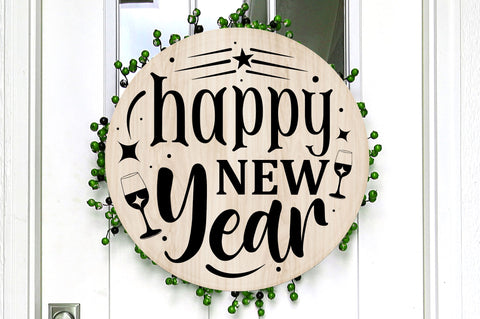 Happy new year svg design SVG Regulrcrative 