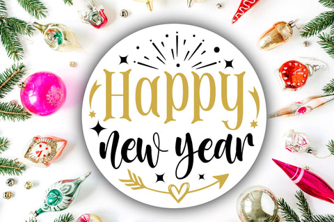 Happy new year svg design SVG Regulrcrative 