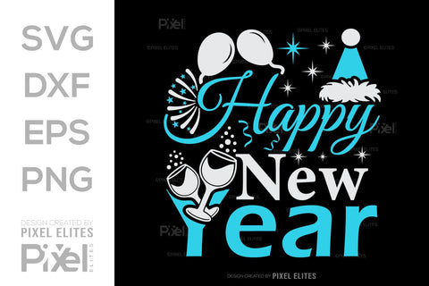 Happy New Year SVG Happy New Year Finally Tshirt Bundle New Year celebration New Year Quote Design SVG ETC Craft 