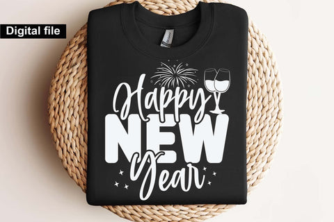 Happy New Year svg, New year t shirt svg, Funny New year cut files, New year gift shirt svg, New Years Party, Cosy Season svg SVG Isabella Machell 