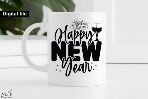 Happy New Year svg, New year t shirt svg, Funny New year cut files, New year gift shirt svg, New Years Party, Cosy Season svg SVG Isabella Machell 