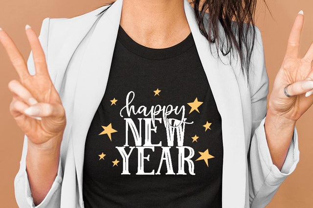 Happy New Year SVG SVG Ikonart Design Shop 