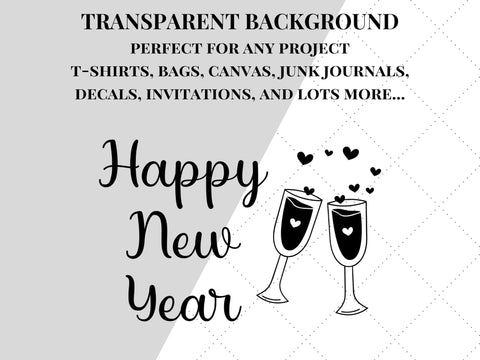 Happy New Year SVG SVG Paige Cole Studio 