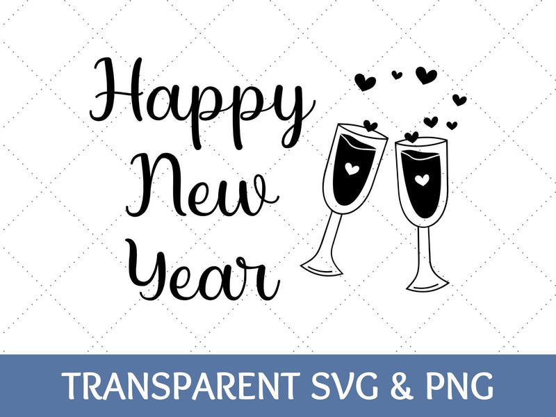 Happy New Year SVG SVG Paige Cole Studio 