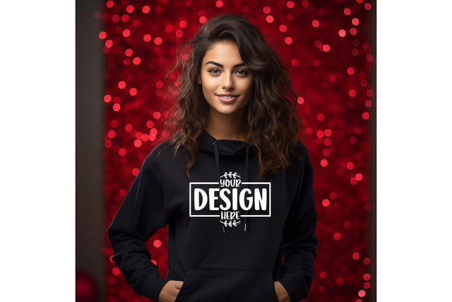 Happy New Year Sweatshirt Mockup Mock Up Photo Craftlabsvg24 