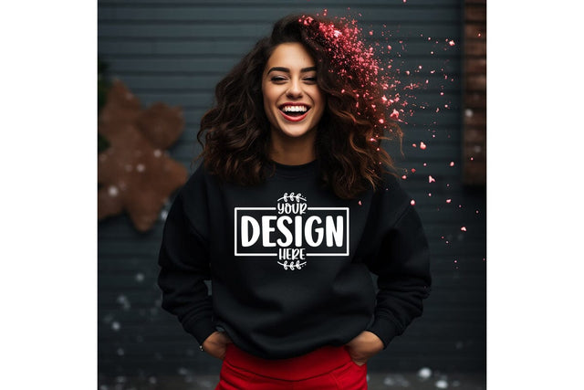 Happy New Year Sweatshirt Mockup SVG Craftlabsvg24 