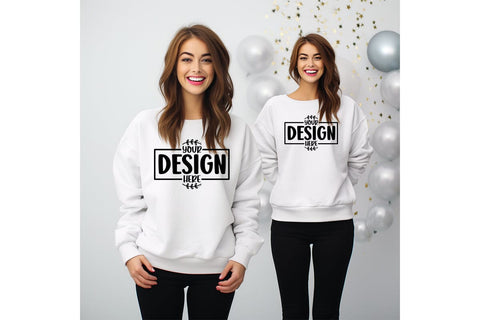 Happy New Year Sweatshirt Mockups Bundle Vol-01 Mock Up Photo Craftlabsvg24 