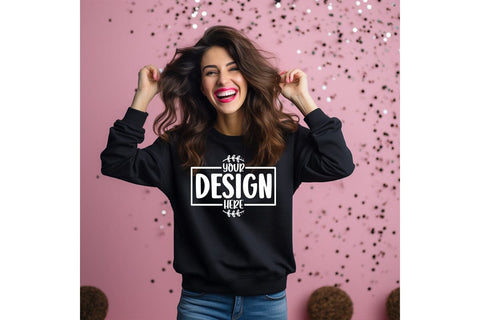 Happy New Year Sweatshirt Mockups Bundle Vol-01 Mock Up Photo Craftlabsvg24 