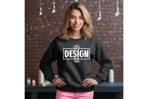 Happy New Year Sweatshirt Mockups Bundle Vol-01 Mock Up Photo Craftlabsvg24 