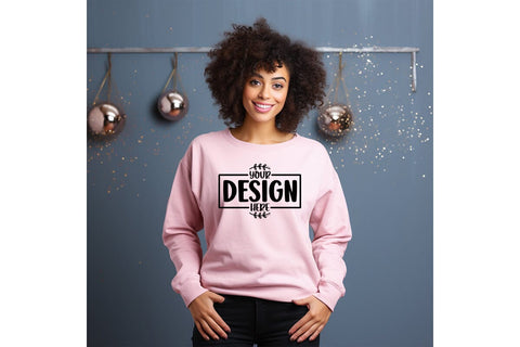 Happy New Year Sweatshirt Mockups Bundle Vol-01 Mock Up Photo Craftlabsvg24 