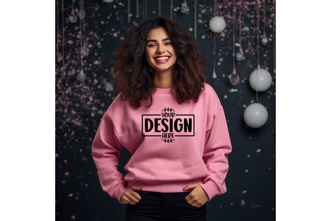 Happy New Year Sweatshirt Mockups Bundle Vol-01 Mock Up Photo Craftlabsvg24 