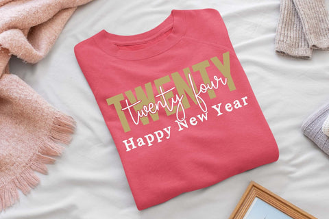 Happy new year twenty twenty four svg,Happy new year 2024 svg, Happy new year t shirt, Gift of New year, First day of 2024 svg, Last day of 2023 svg, Bless of new year svg SVG Isabella Machell 
