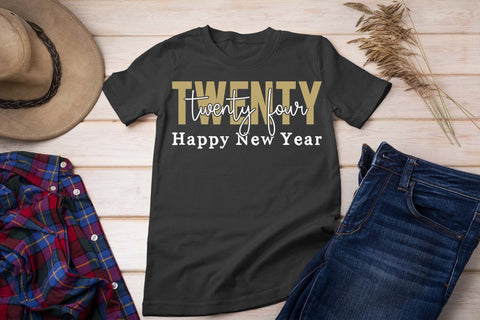 Happy new year twenty twenty four svg,Happy new year 2024 svg, Happy new year t shirt, Gift of New year, First day of 2024 svg, Last day of 2023 svg, Bless of new year svg SVG Isabella Machell 