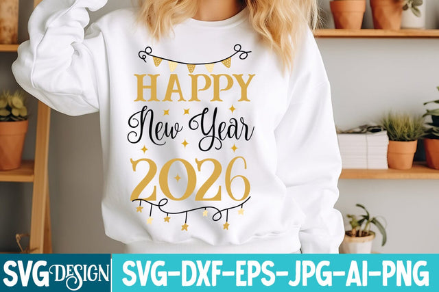 Happy New Year Y’all 2025 SVG Design,New Year SVG Cut File,New Year Svg Design,new Year 2026 svg ,Happy New Year 2026 SVG Design SVG BlackCatsMedia 