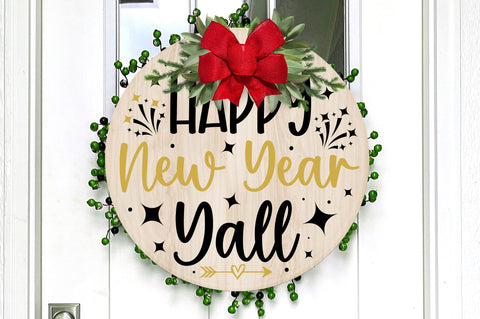 Happy new year yall svg design SVG Regulrcrative 