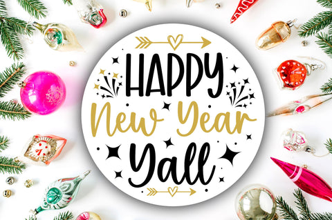 Happy new year yall svg design SVG Regulrcrative 