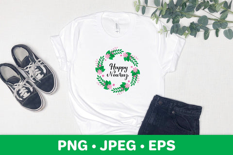 Happy Nowruz sublimation design. Islamic spring holiday Sublimation LaBelezoka 