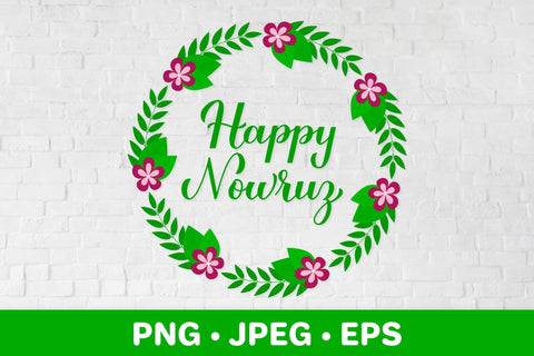 Happy Nowruz sublimation design. Muslim spring holiday Sublimation LaBelezoka 