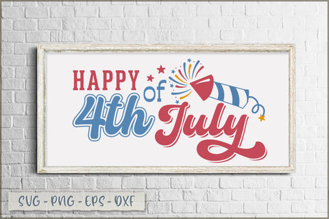 Happy of 4th july Sign SVG SVG Shetara Begum 