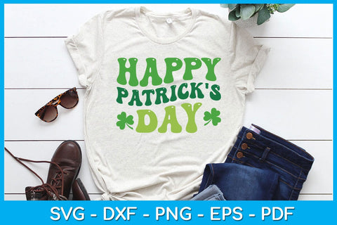 Happy Patrick's Day SVG PNG PDF Cut File SVG Creativedesigntee 
