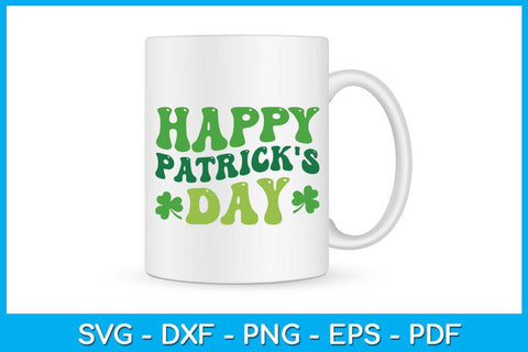 Happy Patrick's Day SVG PNG PDF Cut File SVG Creativedesigntee 