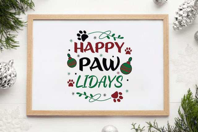 Happy Paw Lidays SVG Angelina750 