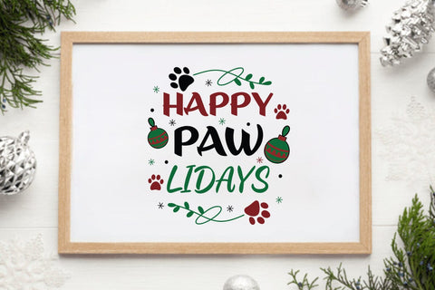Happy Paw Lidays SVG Angelina750 
